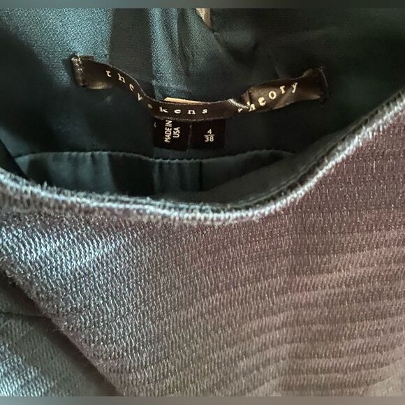 Theyskens Theory Midnight Green Cotton Elastane Blend Sheath Dress 4 Cocktail - Picture 8 of 11